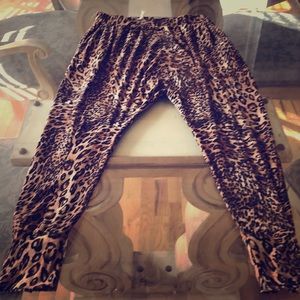 Lucid Pink cheetah MC hammer pants